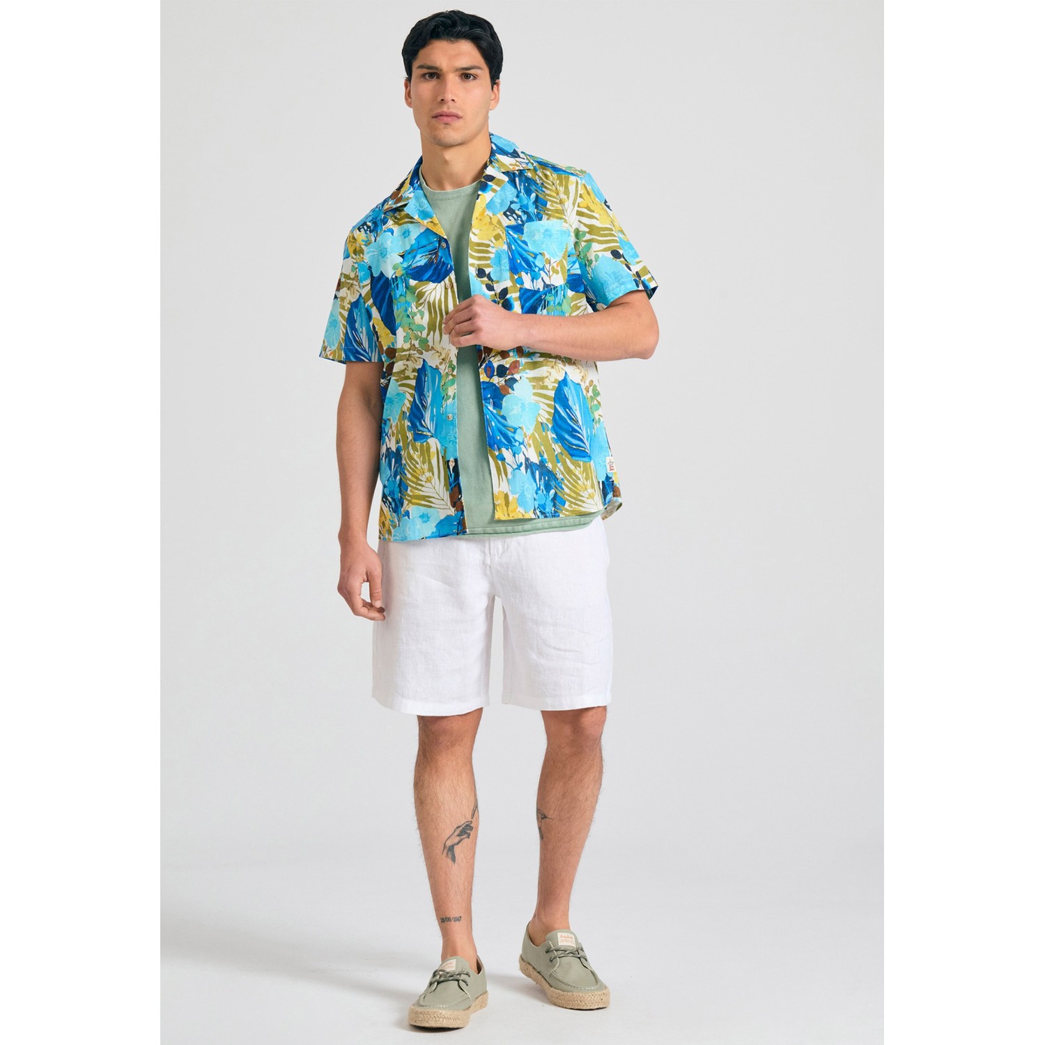 Relaxed fit resort πουκάμισο