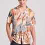 Relaxed fit resort πουκάμισο με all over τύπωμα