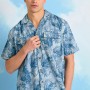 Relaxed fit resort πουκάμισο με τσέπες στο στήθος