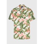 Relaxed fit resort πουκάμισο με φλοράλ τύπωμα