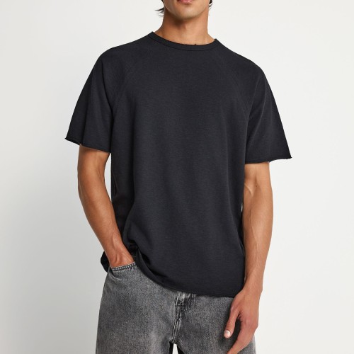 Relaxed fit t-shirt από φλάμα