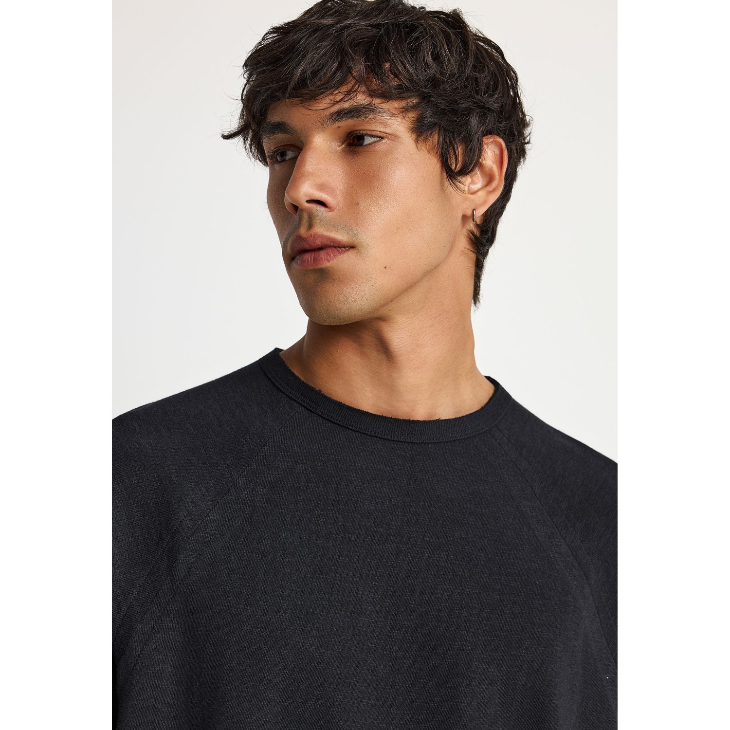 Relaxed fit t-shirt από φλάμα
