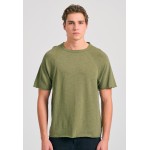 Relaxed fit t-shirt από φλάμα