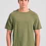 Relaxed fit t-shirt από φλάμα