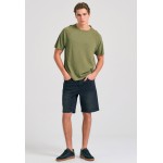 Relaxed fit t-shirt από φλάμα