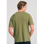 Relaxed fit t-shirt από φλάμα