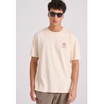 Relaxed fit t-shirt με abstract τύπωμα από οργανικ Relaxed fit t-shirt με abstract τύπωμα από οργανικ
