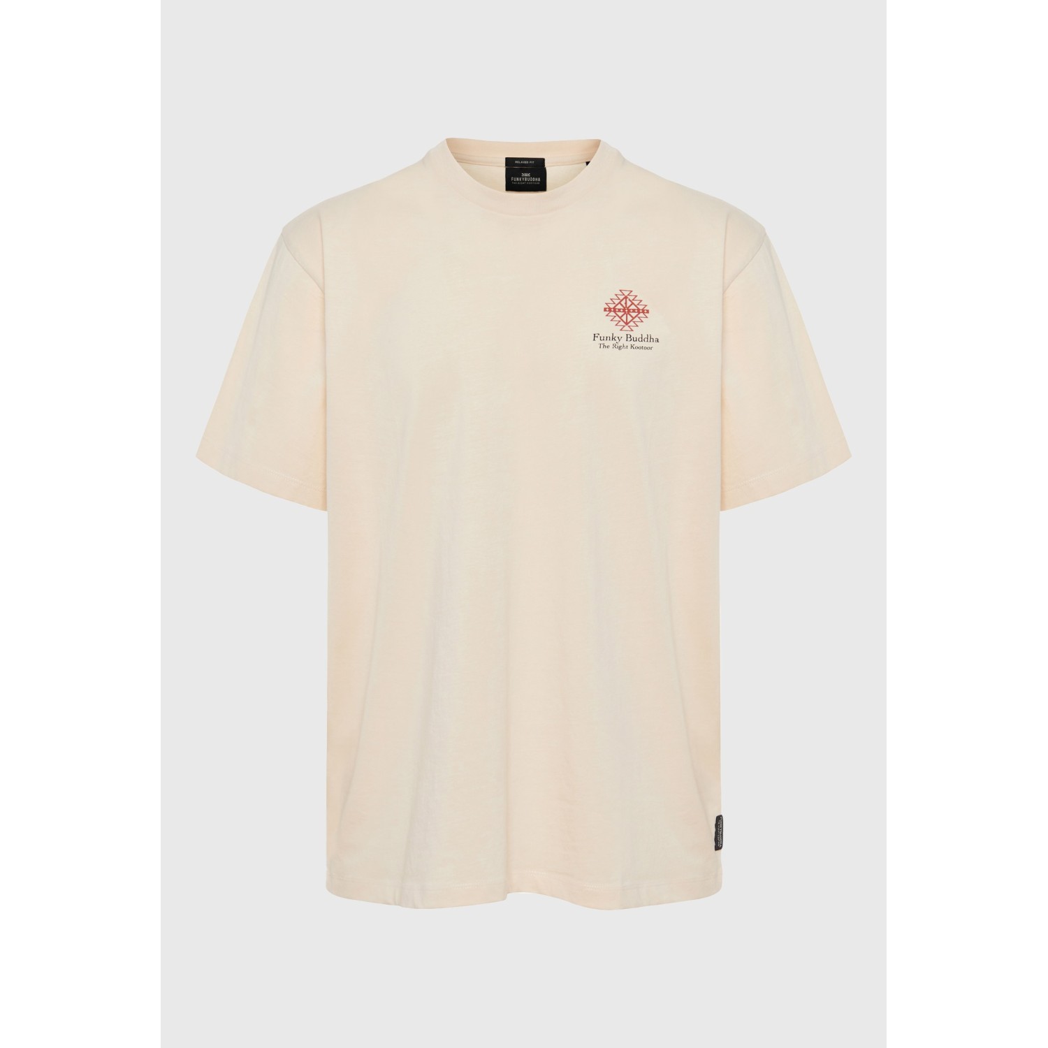 Relaxed fit t-shirt με abstract τύπωμα από οργανικ Relaxed fit t-shirt με abstract τύπωμα από οργανικ