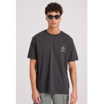 Relaxed fit t-shirt με abstract τύπωμα από οργανικ