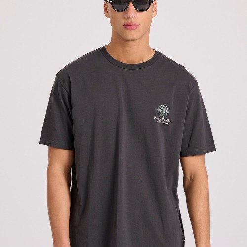 Relaxed fit t-shirt με abstract τύπωμα από οργανικ