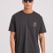 Relaxed fit t-shirt με abstract τύπωμα από οργανικ