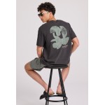 Relaxed fit t-shirt με abstract τύπωμα από οργανικ