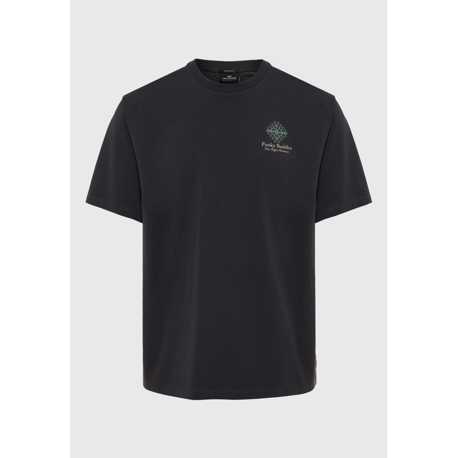Relaxed fit t-shirt με abstract τύπωμα από οργανικ