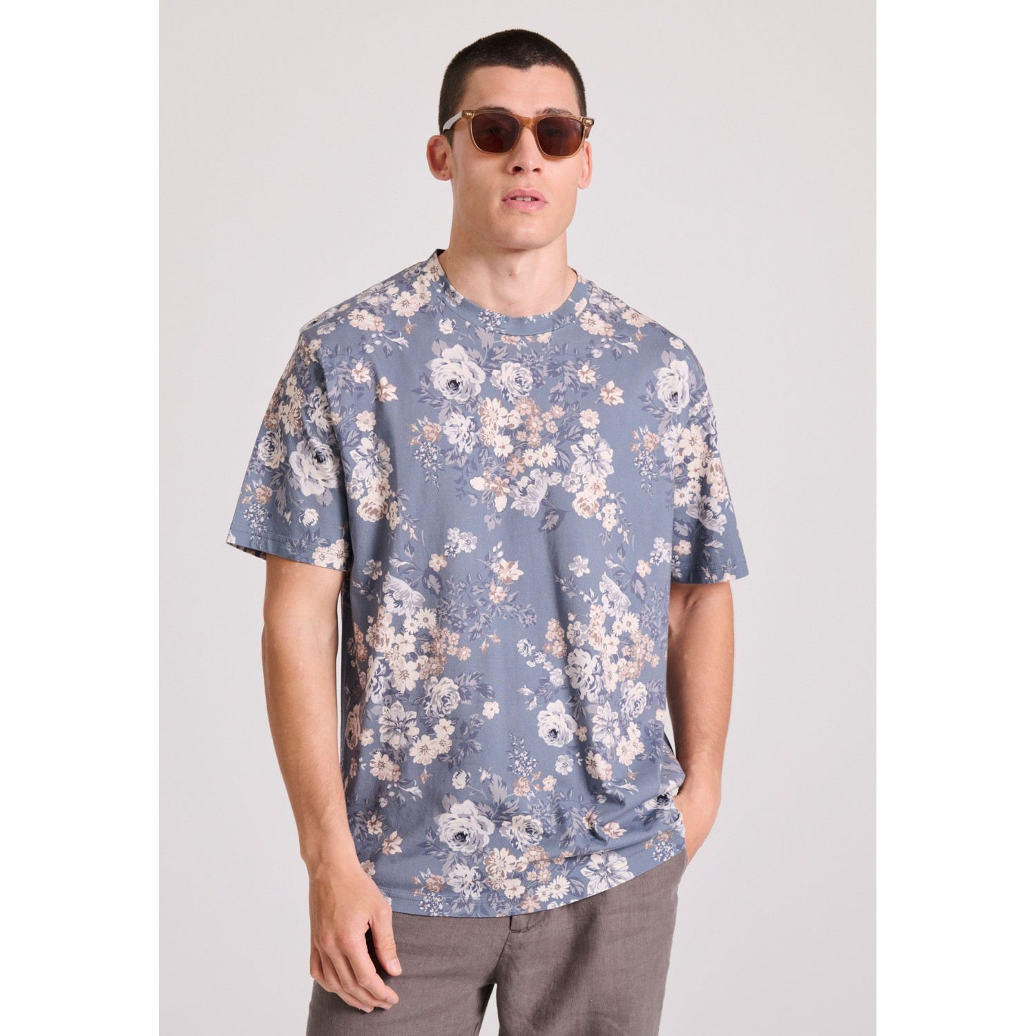 Relaxed fit t-shirt με all over τύπωμα Relaxed fit t-shirt με all over τύπωμα