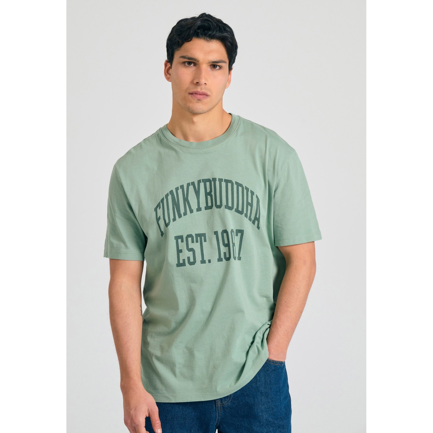 Relaxed fit t-shirt με branded τύπωμα Relaxed fit t-shirt με branded τύπωμα