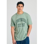 Relaxed fit t-shirt με branded τύπωμα Relaxed fit t-shirt με branded τύπωμα