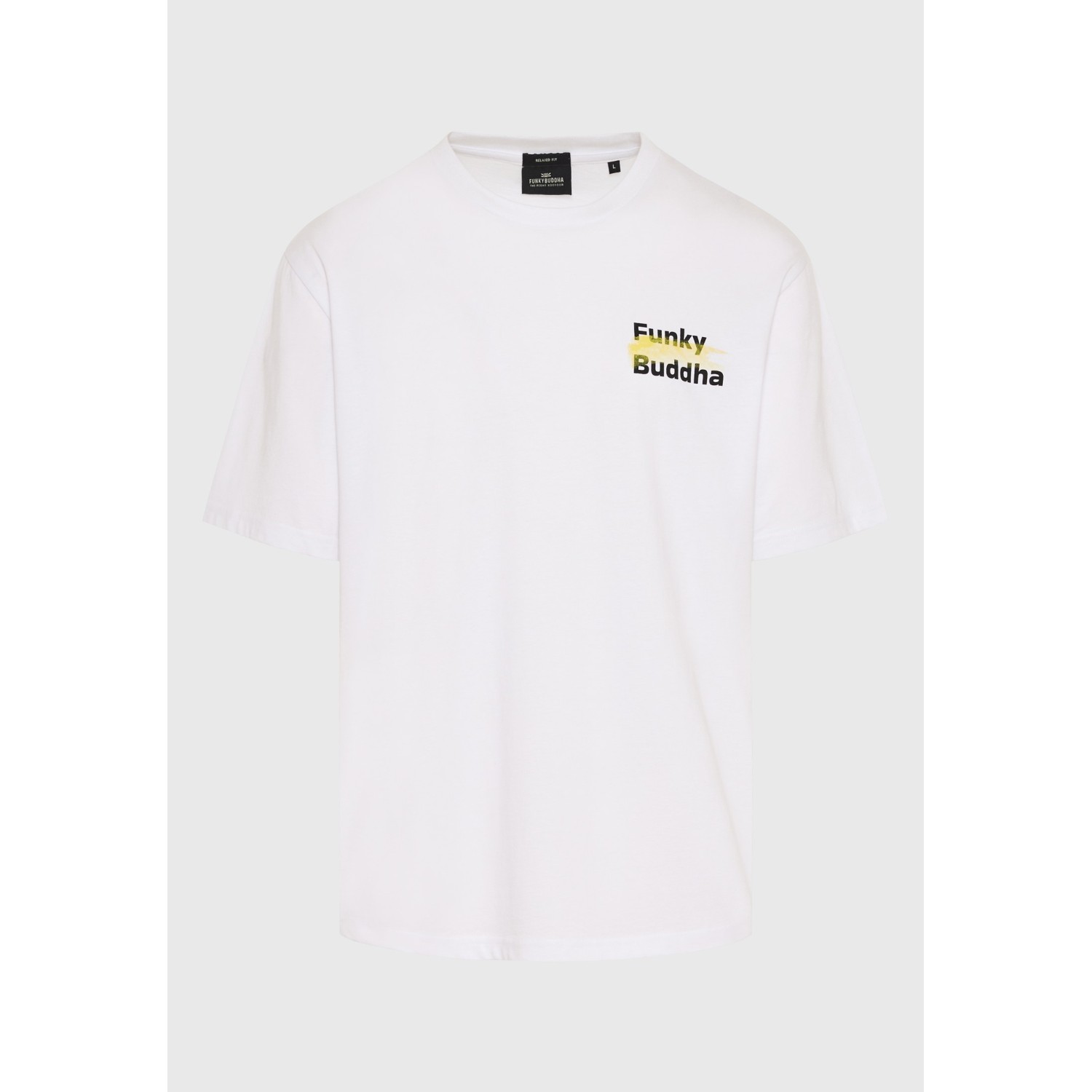 Relaxed fit t-shirt με brushed τύπωμα στην πλάτη Relaxed fit t-shirt με brushed τύπωμα στην πλάτη