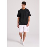 Relaxed fit t-shirt με embossed τύπωμα στην πλάτη