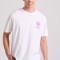 Relaxed fit t-shirt με floral frame τύπωμα