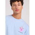Relaxed fit t-shirt με floral frame τύπωμα Relaxed fit t-shirt με floral frame τύπωμα