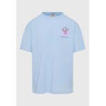 Relaxed fit t-shirt με floral frame τύπωμα Relaxed fit t-shirt με floral frame τύπωμα