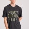Relaxed fit t-shirt με Funky Buddha τύπωμα