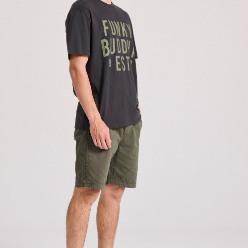 Relaxed fit t-shirt με Funky Buddha τύπωμα Relaxed fit t-shirt με Funky Buddha τύπωμα