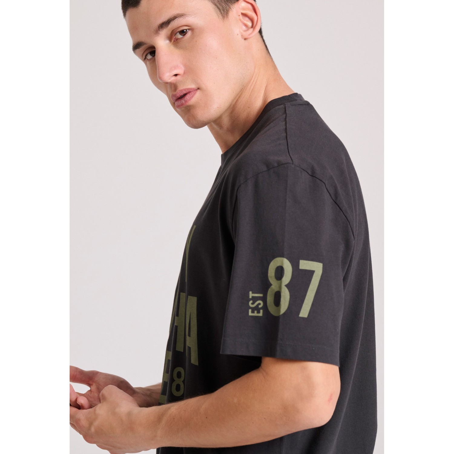 Relaxed fit t-shirt με Funky Buddha τύπωμα