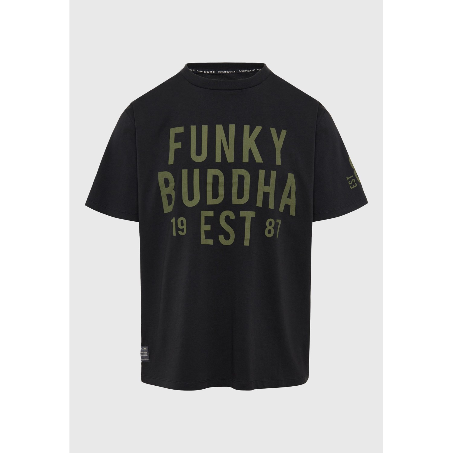Relaxed fit t-shirt με Funky Buddha τύπωμα