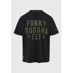 Relaxed fit t-shirt με Funky Buddha τύπωμα