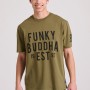 Relaxed fit t-shirt με Funky Buddha τύπωμα