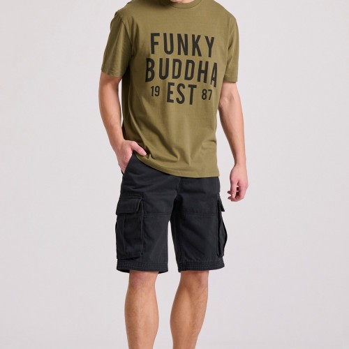 Relaxed fit t-shirt με Funky Buddha τύπωμα Relaxed fit t-shirt με Funky Buddha τύπωμα