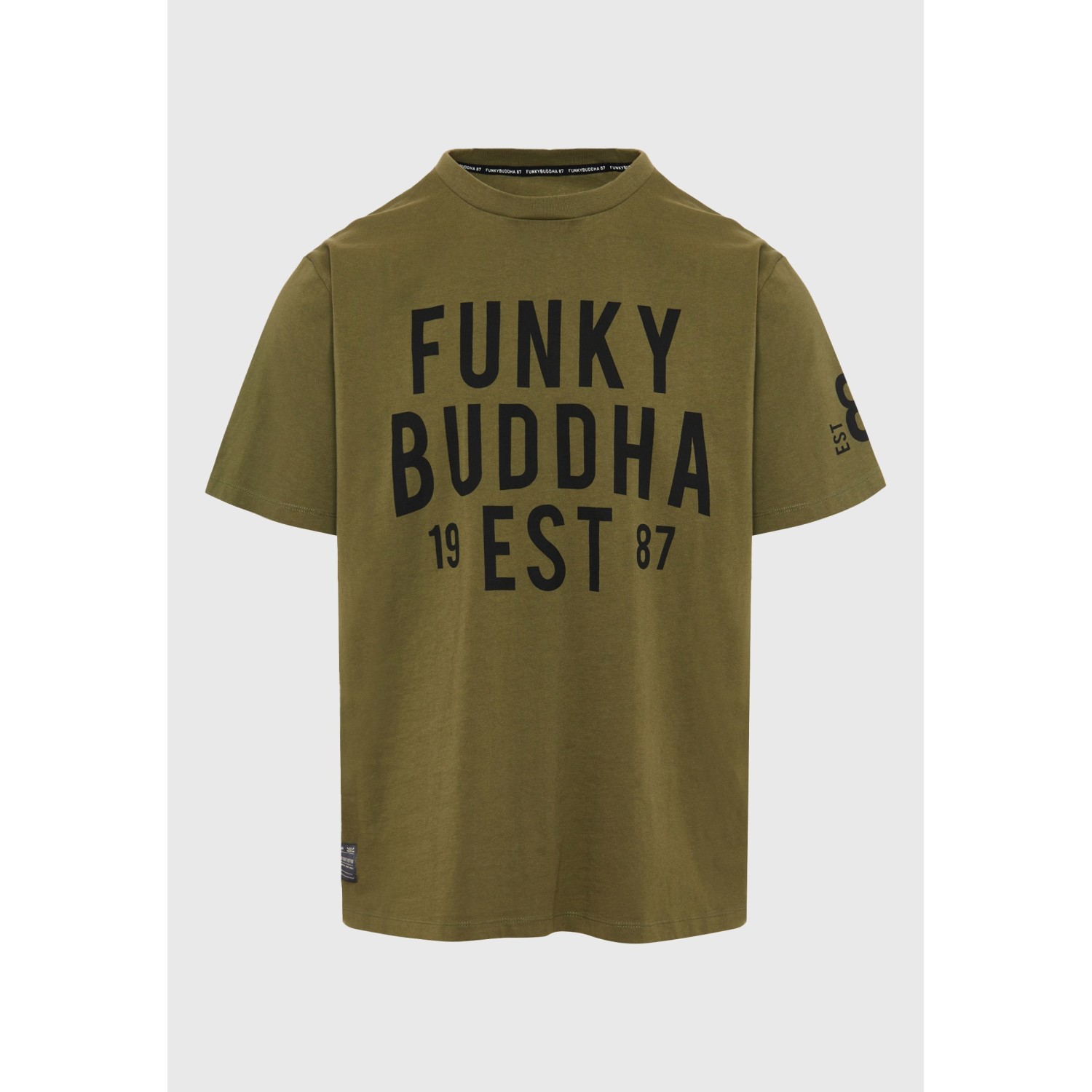 Relaxed fit t-shirt με Funky Buddha τύπωμα
