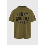 Relaxed fit t-shirt με Funky Buddha τύπωμα