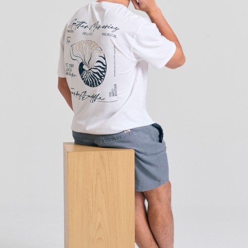 Relaxed fit t-shirt με graphic τύπωμα στην πλάτη