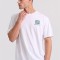 Relaxed fit t-shirt με retro τύπωμα στην πλάτη