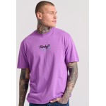 Relaxed fit t-shirt με surf τύπωμα στην πλάτη