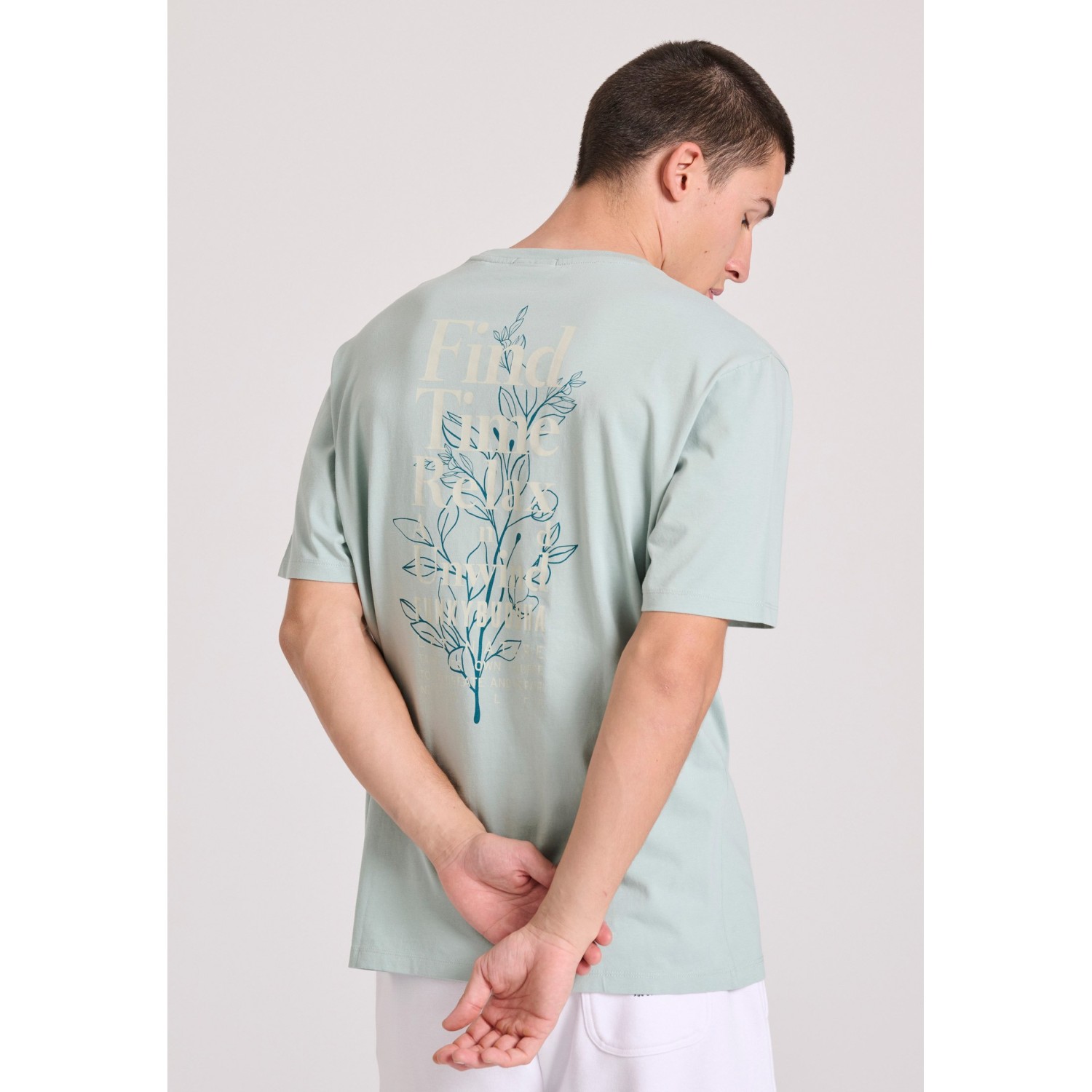 Relaxed fit t-shirt με text artwork από οργανικό β