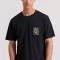 Relaxed fit t-shirt με tropical τύπωμα στην πλάτη