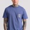 Relaxed fit t-shirt με tropical τύπωμα στην πλάτη