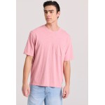 Relaxed fit t-shirt με τσέπη στο στήθος