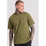 Relaxed fit t-shirt με τσέπη στο στήθος