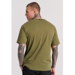 Relaxed fit t-shirt με τσέπη στο στήθος