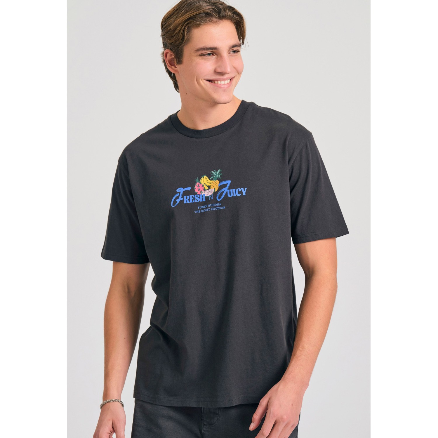 Relaxed fit t-shirt με τύπωμα στην πλάτη
