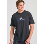 Relaxed fit t-shirt με τύπωμα στην πλάτη