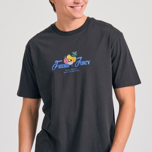 Relaxed fit t-shirt με τύπωμα στην πλάτη