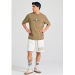 Relaxed fit t-shirt με τύπωμα στην πλάτη