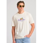 Relaxed fit t-shirt με τύπωμα στην πλάτη