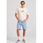 Relaxed fit t-shirt με τύπωμα στην πλάτη