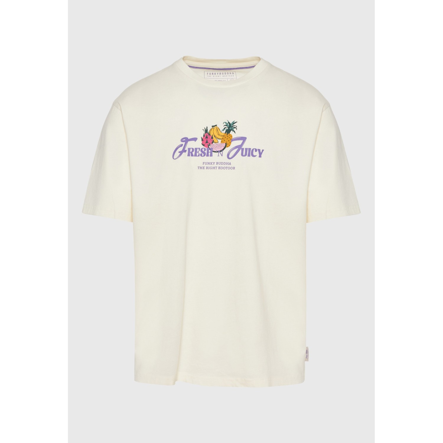 Relaxed fit t-shirt με τύπωμα στην πλάτη